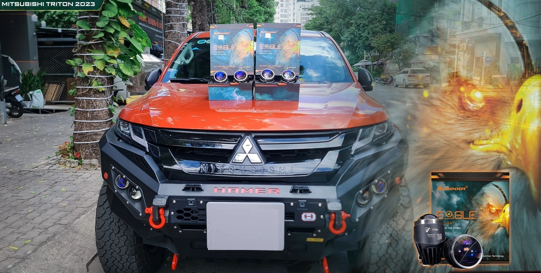 Ưu điểm khi độ đèn ô tô Mitsubishi Triton