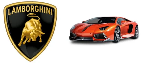 Logo và ô tô Lamborghini