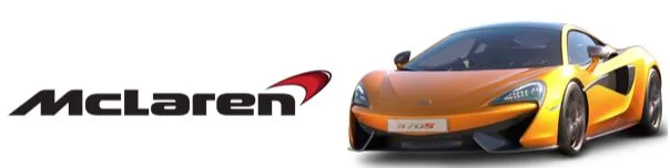 Logo và ô tô Mclaren