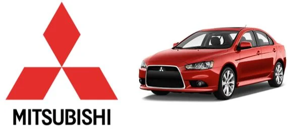 Logo và ô tô Mitsubishi