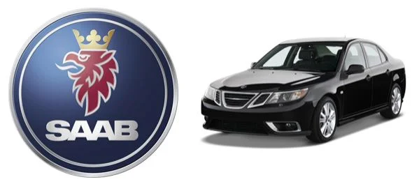 Logo và ô tô Saab