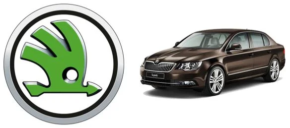 Logo và ô tô Skoda