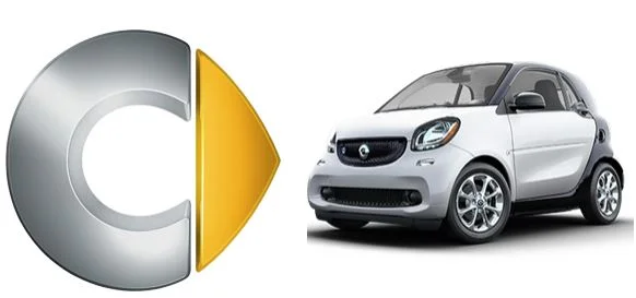 Logo và ô tô Smart