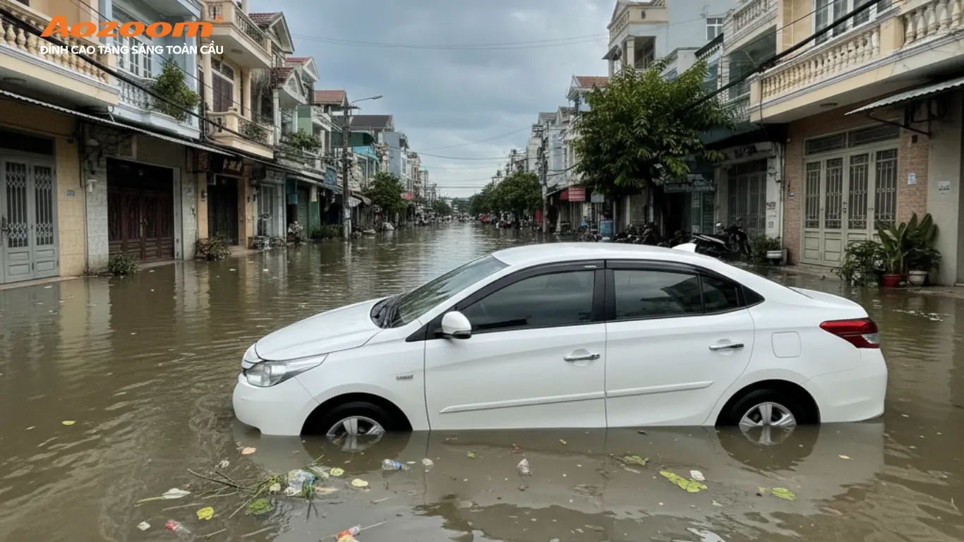 Xử Lý Xe Ngập Nước Sau Bão: Hướng Dẫn Toàn Diện Từ A-Z Để Cứu Vớt "Xế Yêu" Của Bạn