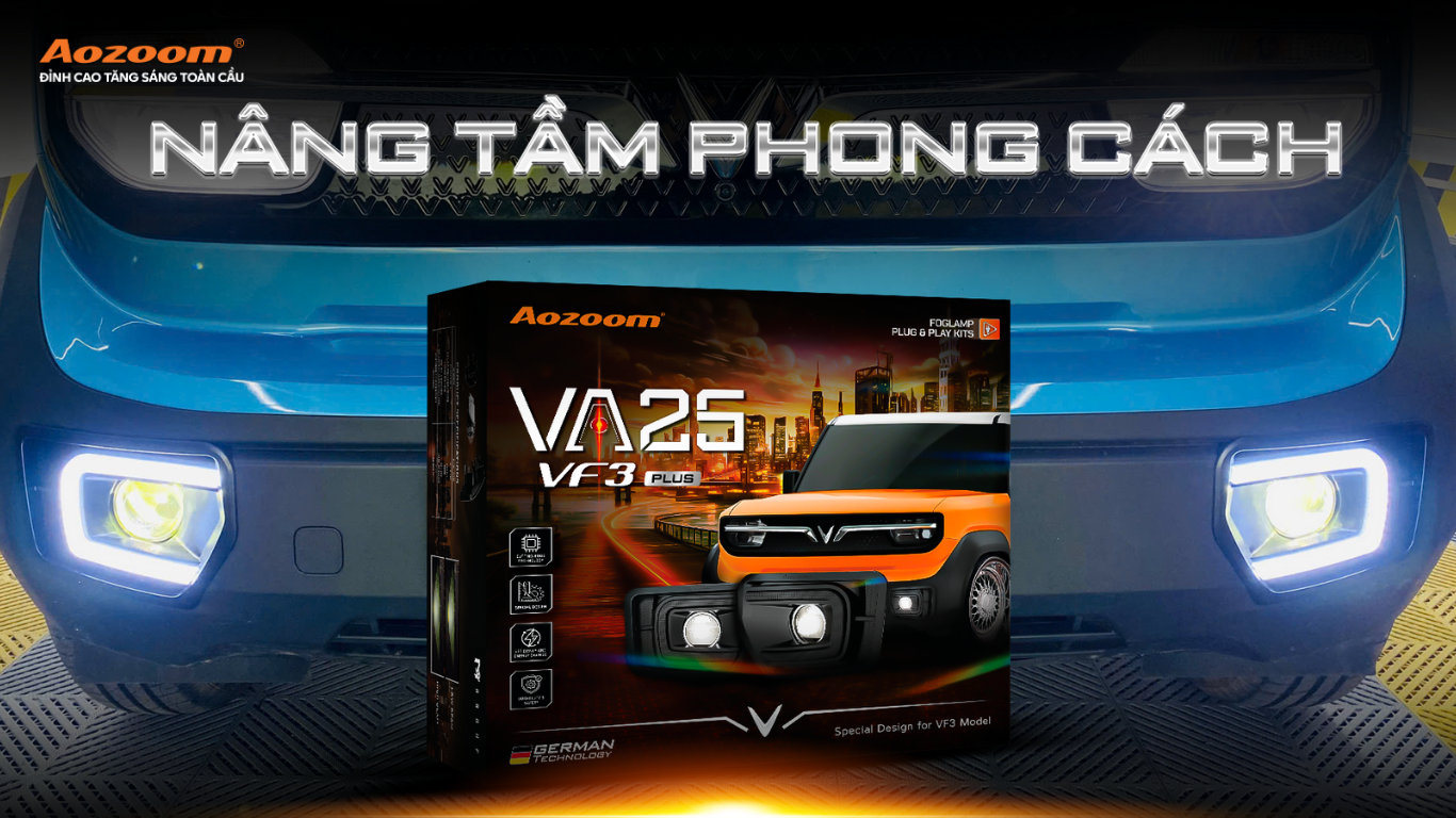 Tăng Sáng Cho Vinfast VF3: Giải Pháp Đèn Gầm "Chuẩn Form" Từ AOZOOM