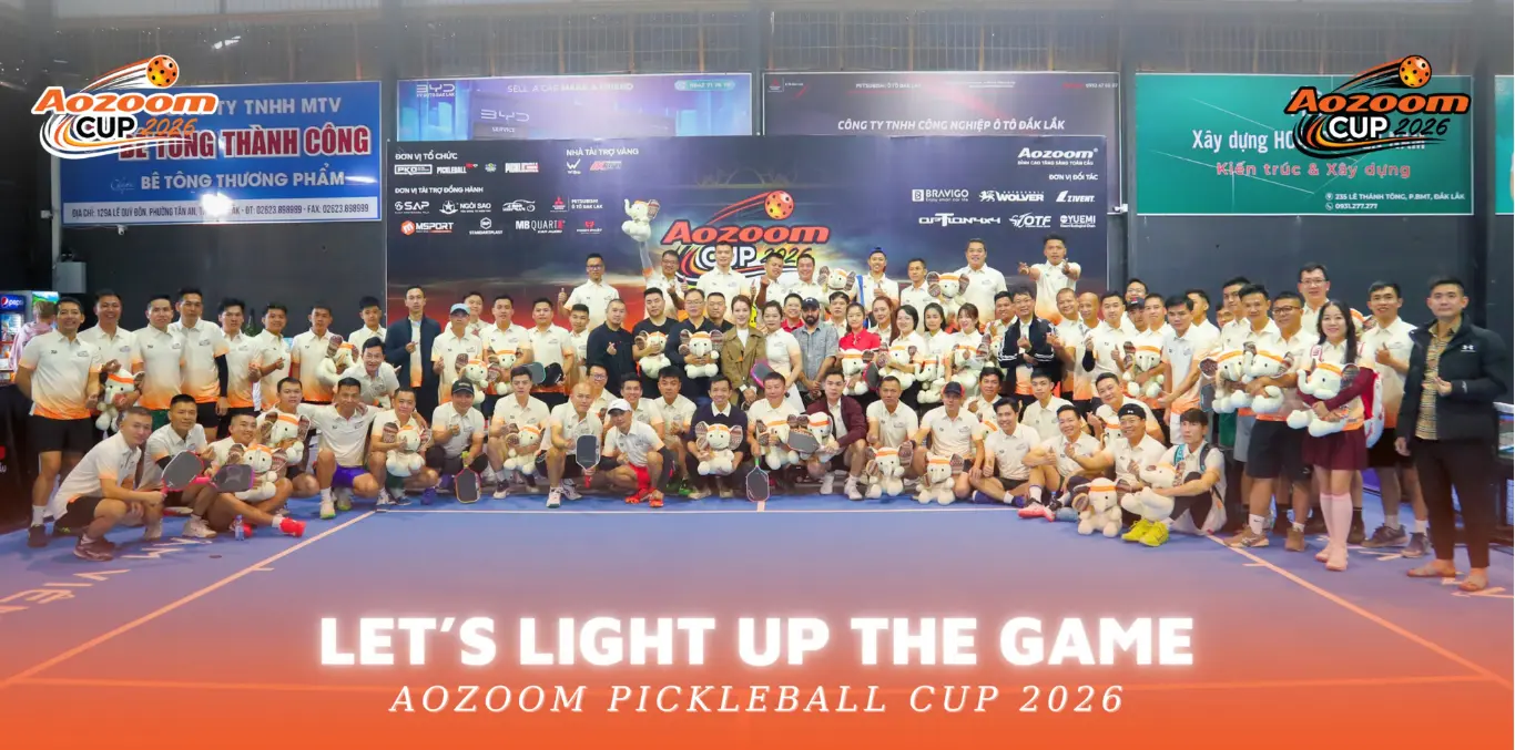 AOZOOM CUP 2026: KHI TINH THẦN THỂ THAO "TỎA SÁNG" RỰC RỠ NHẤT