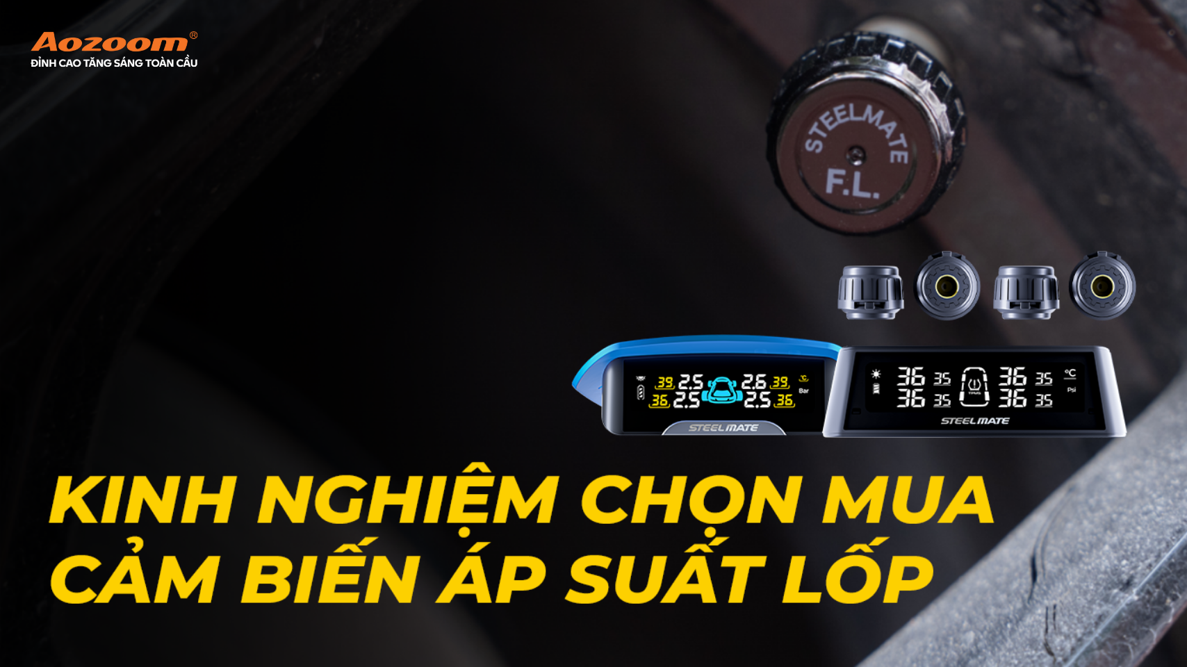 Kinh nghiệm chọn mua cảm biến áp suất lốp