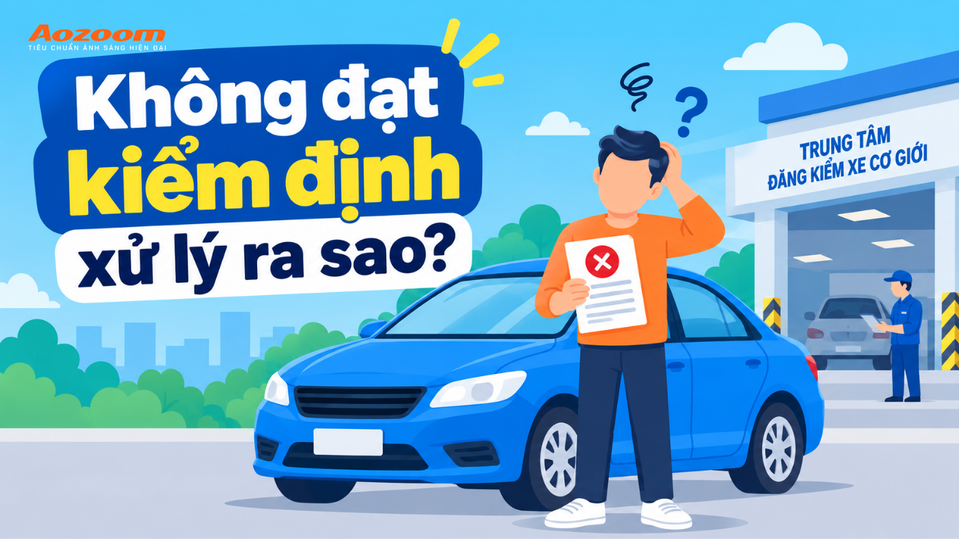 Không đạt kiểm định khí thải xử lý sao? Nguyên nhân và cách khắc phục
