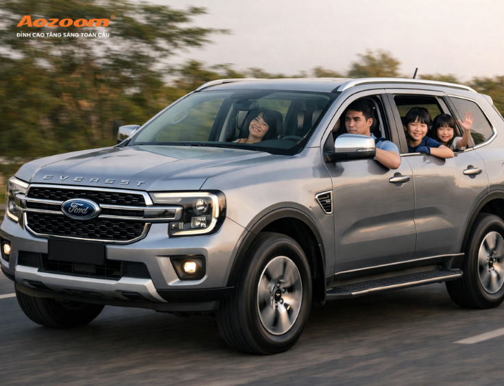 Ford Everest là lựa chọn hàng đầu cho những ai muốn đi xa cùng gia đình