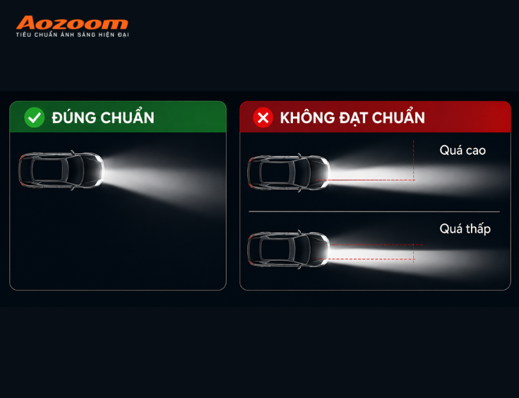 Kiểm tra xem ánh sáng đã đạt chuẩn hay chưa
