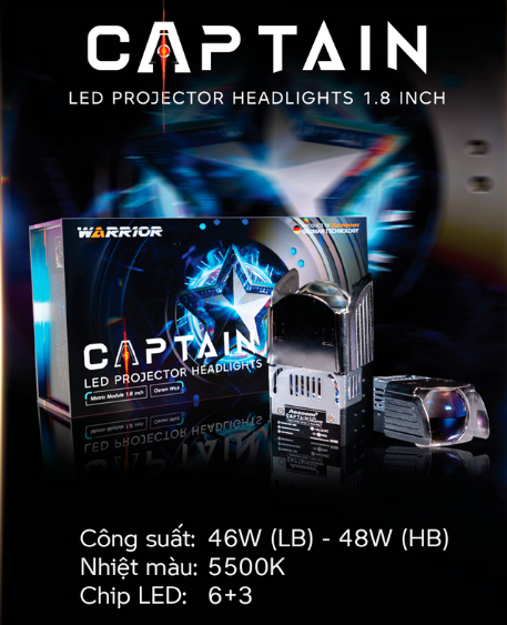 Sản phẩm LED CAPTAIN NEW ARRIVAL