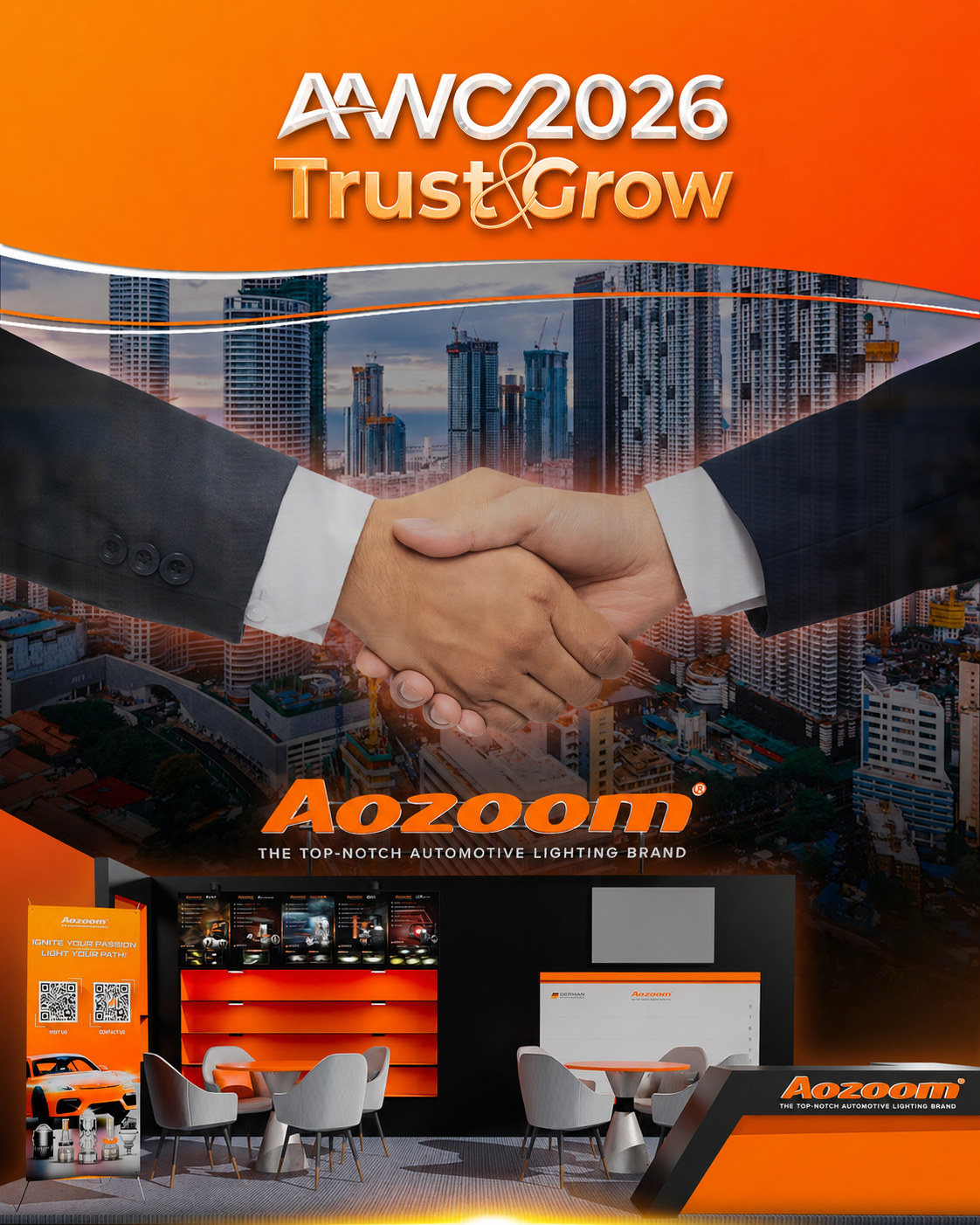 Thông điệp của AAWC thể hiện mong muốn hợp tác dài lâu của AOZOOM với đối tác