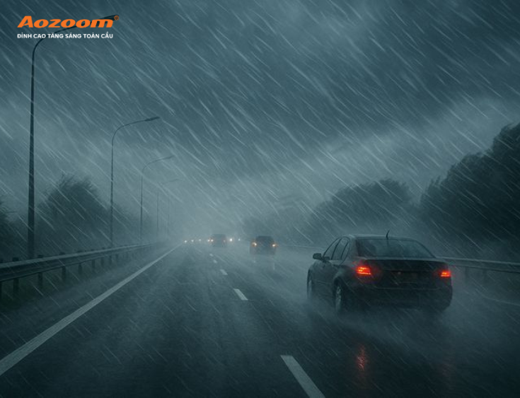 Những tài xế thường xuyên đi đêm hay lái xe dưới trời mưa cần một giải pháp chiếu sáng hiệu quả