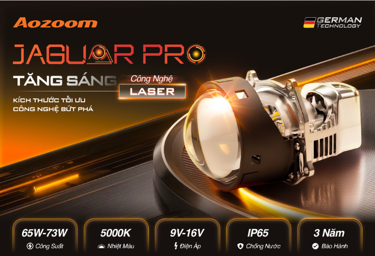 Đèn tăng sáng ô tô dạng bi Laser