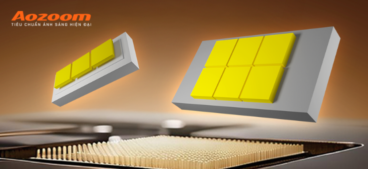 Chip LED ảnh hưởng đến độ sáng, màu, độ ổn định và hiệu suất hoạt động của đèn