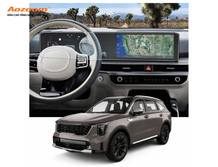 Dòng xe Sorento sở hữu nhiều công năng hữu ích 