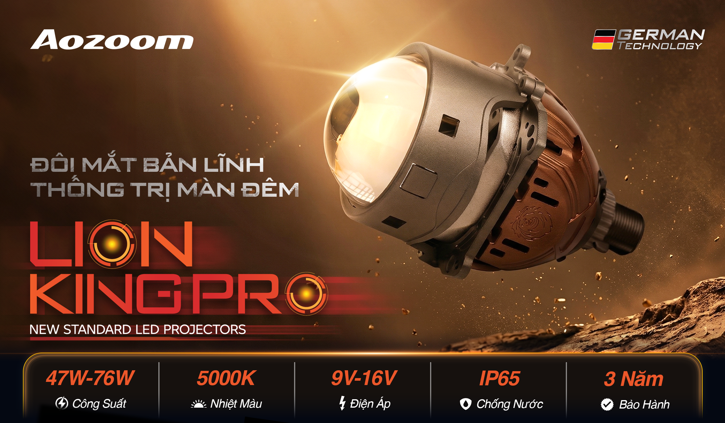 LION KING PRO 2026 là giải pháp cho vấn đề ánh sáng hạn chế khi đi đêm