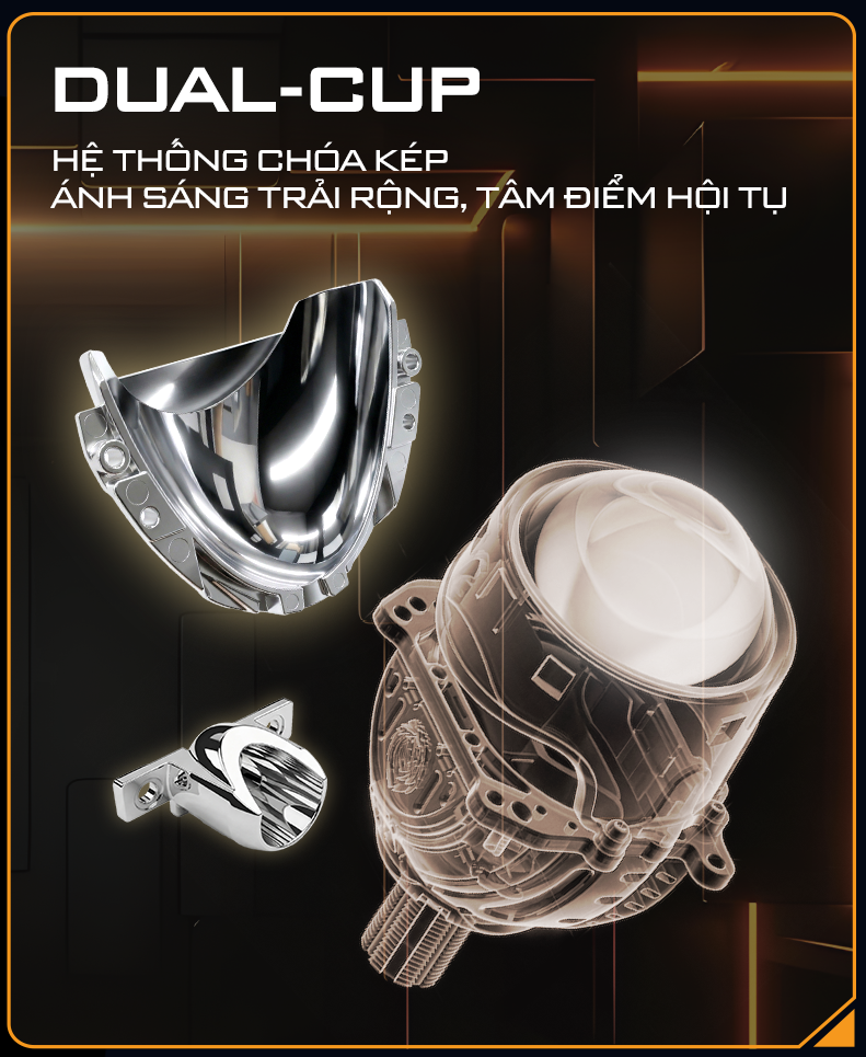 Dual cup chính là điểm đột phá của sản phẩm