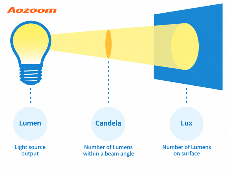 Lumen là đơn vị đo quang thông
