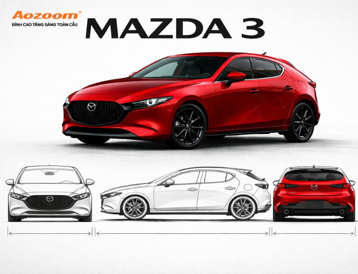 Mazda 3 được yêu thích bởi thiết kế hiện đại và sang trọng