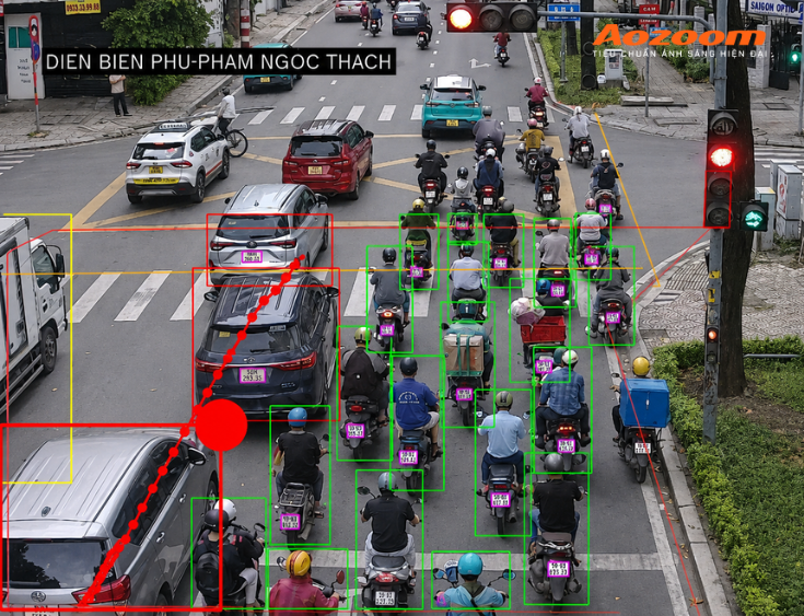 Camera AI giao thông có thể dùng để phạt nguội nếu bắt được vi phạm