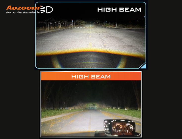 Ảnh test thực tế của EXTRA SAPPHIRE (trên) và SQUARE V5 (dưới)