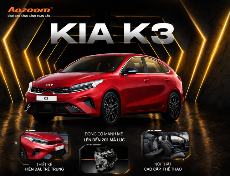 Kia K3 là sản phẩm phù hợp cho nhu cầu của gia đình nhỏ