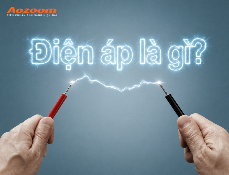 Điện áp là sự chênh lệch điện thế giữa hai điểm trong mạch điện