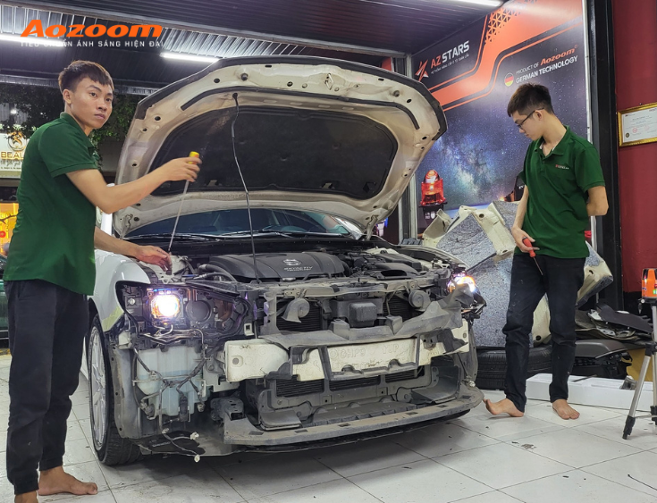 Nên có sự trợ giúp của kỹ thuật viên khi căn chỉnh đường cắt sáng