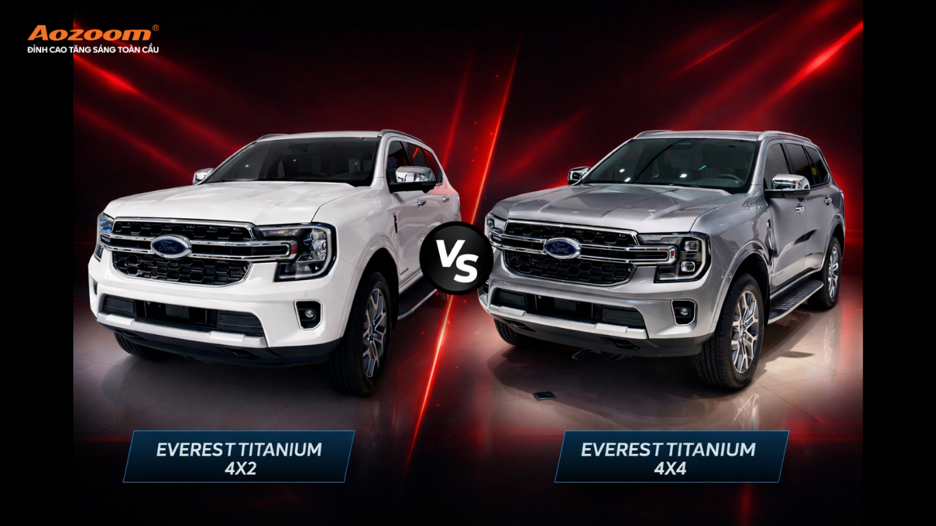 Ford Everest Titanium: Nên chọn 4x2 hay 4x4?