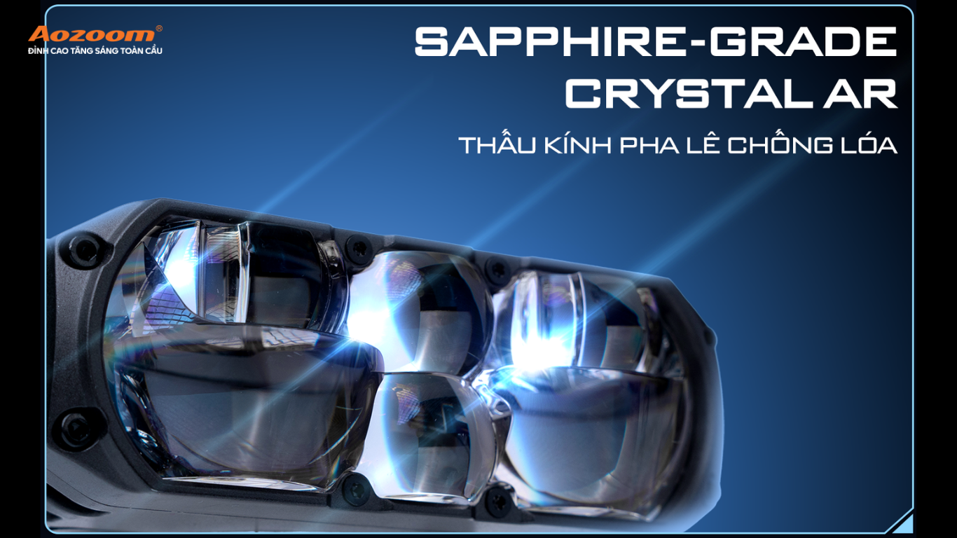 Mặt lens có rãnh ảnh hưởng gì đến vùng sáng của đèn?