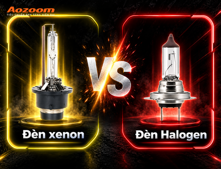 Nguyên lý hoạt động và cấu tạo của đèn Xenon cùng đèn Halogen có nhiều khác biệt