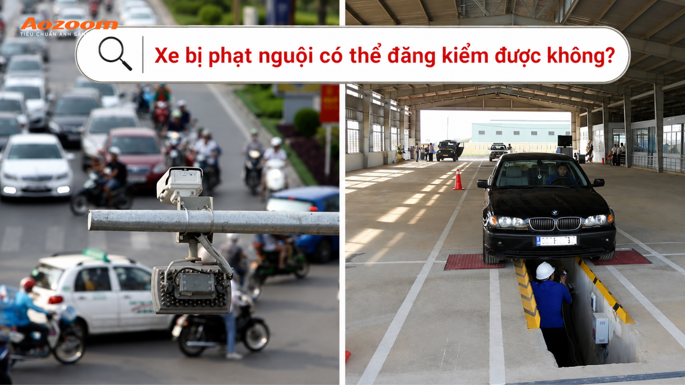 Xe bị phạt nguội có thể đăng kiểm được không?