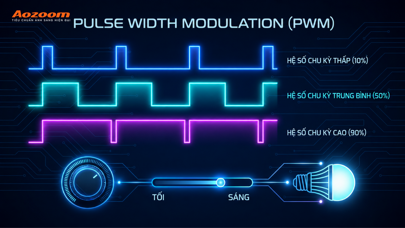 Xung PWM là gì? Vai trò trong hệ thống đèn LED ô tô