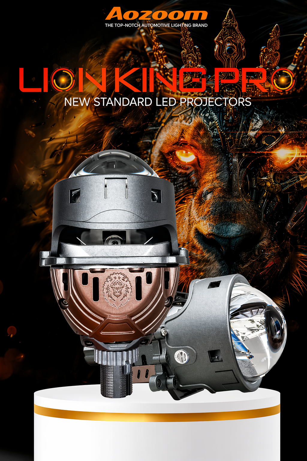 LION KING PRO là giải pháp chuyên biệt cho nhóm xe sử dụng đèn Halogen