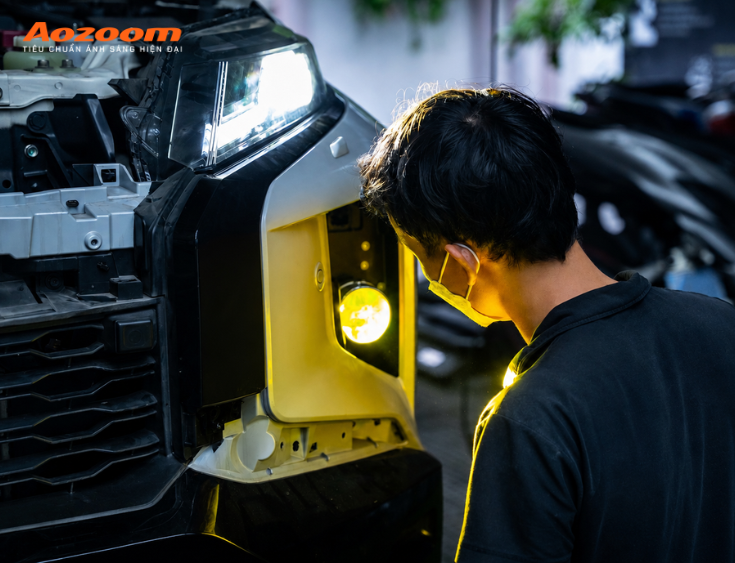 Đèn 3000k thường được ưu tiên lắp ở vị trí của đèn gầm hoặc đèn hỗ trợ
