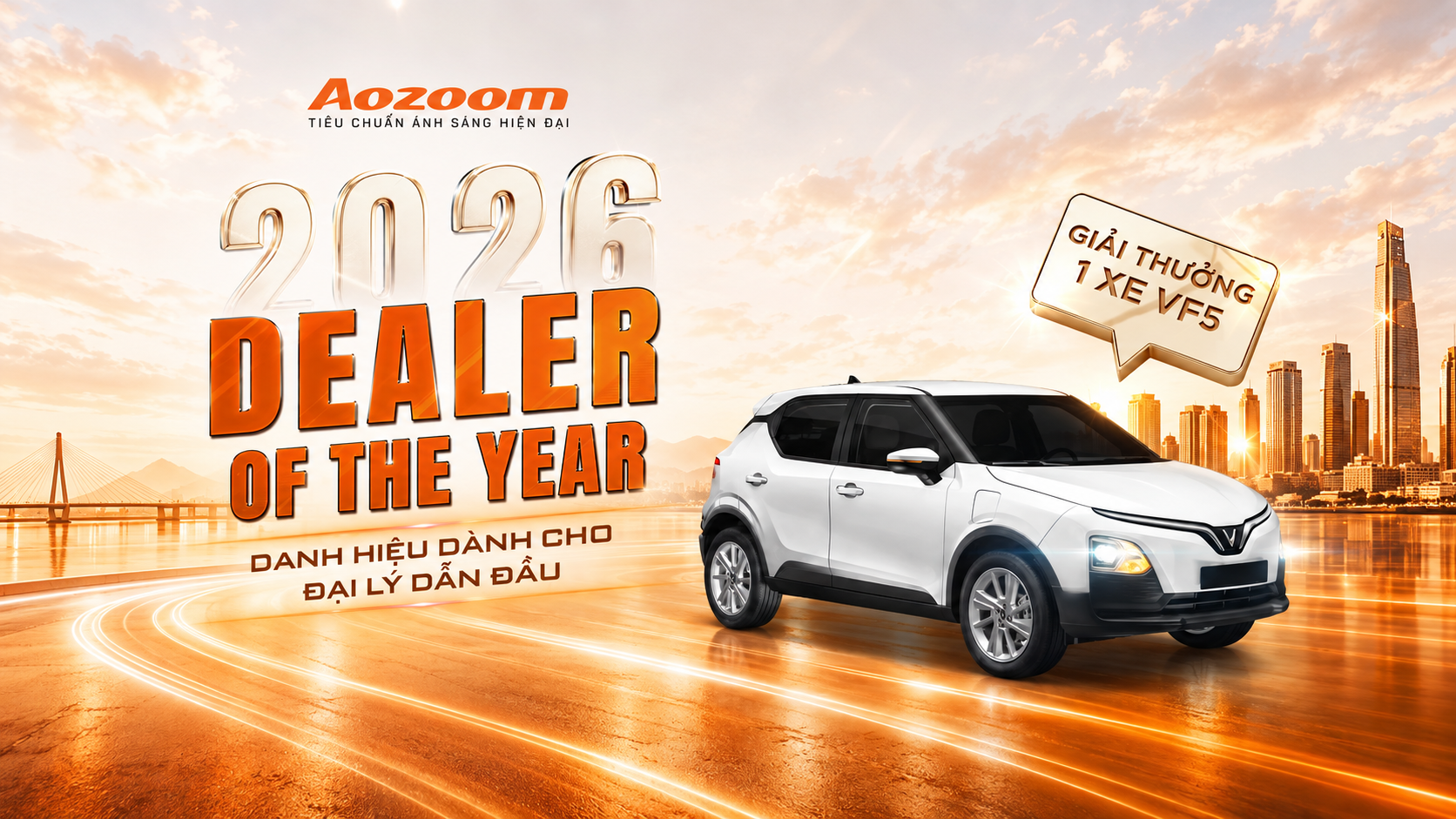 Danh hiệu Dealer of the Year 2026 là sự ghi nhận đối với những đại lý top đầu