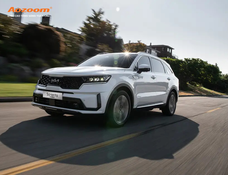 Hybrid Kia Sorento tiết kiệm nhiên liệu vượt trội hơn nhiều so với bản xăng