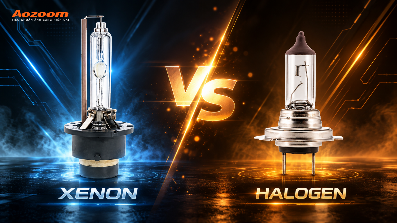 Xenon có sáng hơn Halogen không? So sánh độ sáng thực tế