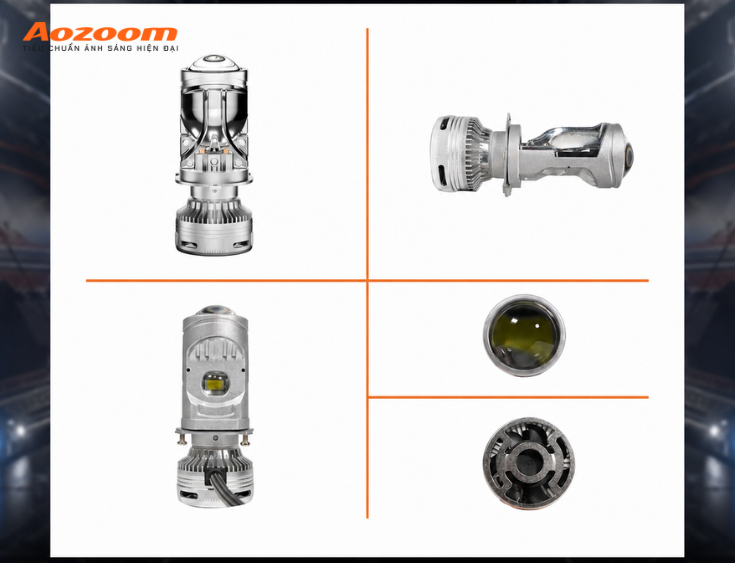Bóng LED chân H4 là thiết bị chiếu sáng sử dụng công nghệ diode phát quang