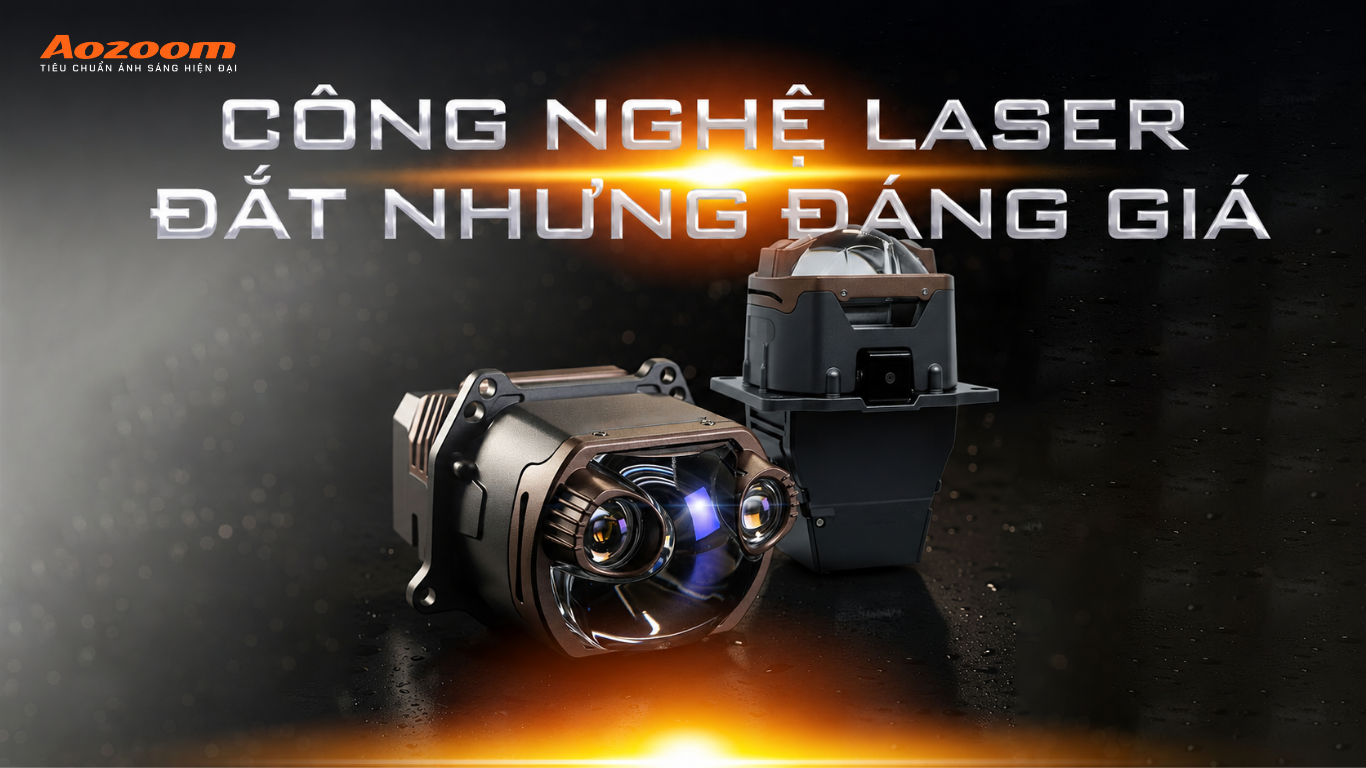 Vì sao đèn Laser ô tô đắt? Giá trị công nghệ nằm ở đâu?