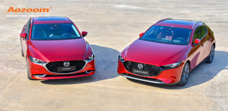 Dù cùng thuộc dòng Mazda 3 nhưng bản Sport và Sedan vẫn có nhiều khác biệt
