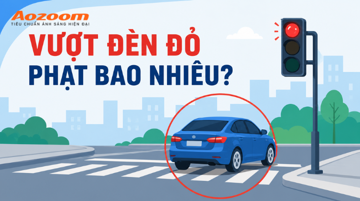 Tuỳ vào từng loại phương tiện mà mức phạt khi vượt đèn đỏ là khác nhau