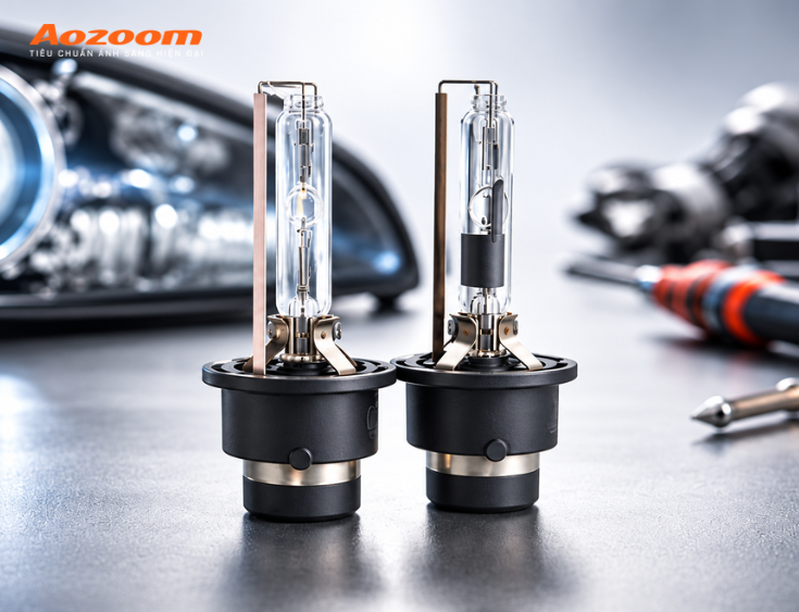 Tuổi thọ của bóng Xenon ô tô rơi vào khoảng vài nghìn giờ