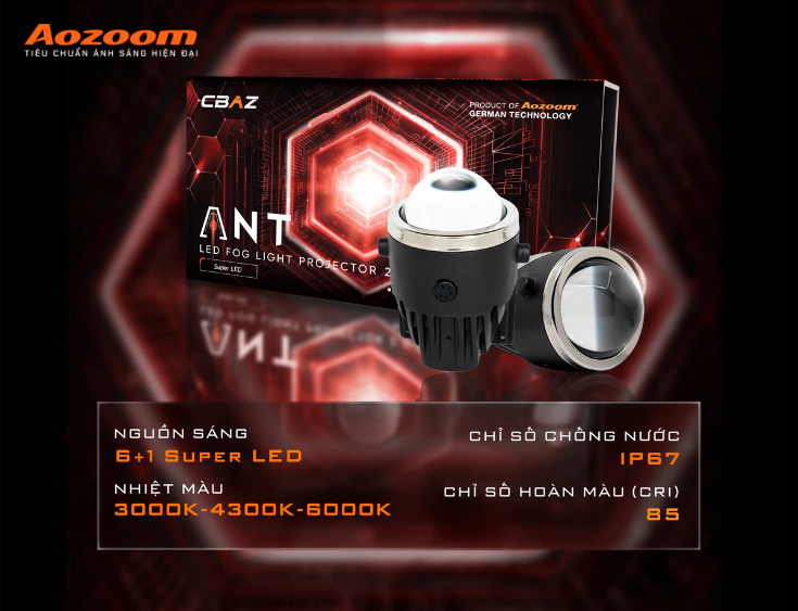 Sản phẩm LED FOG LIGHT 2.0 INCH 3IN1