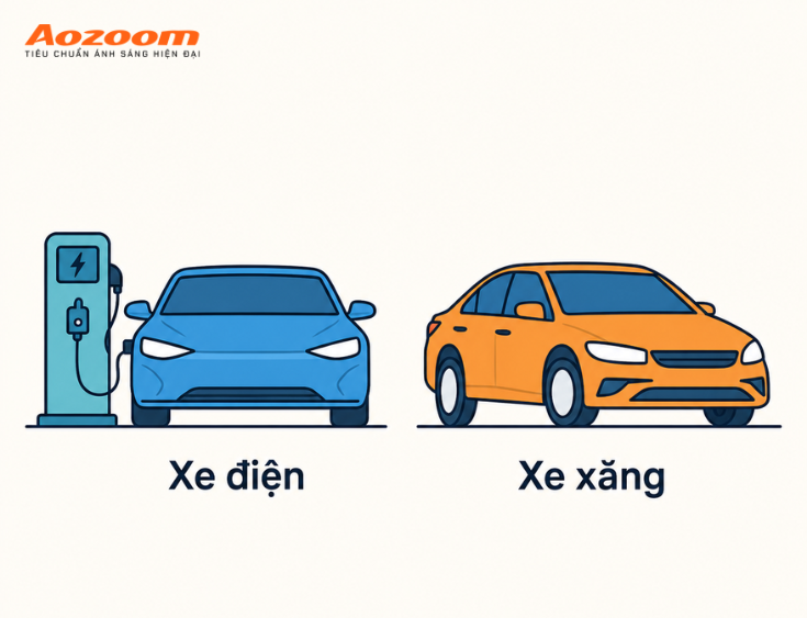 Quá trình đăng kiểm của xe điện và xe xăng có một chút khác biệt