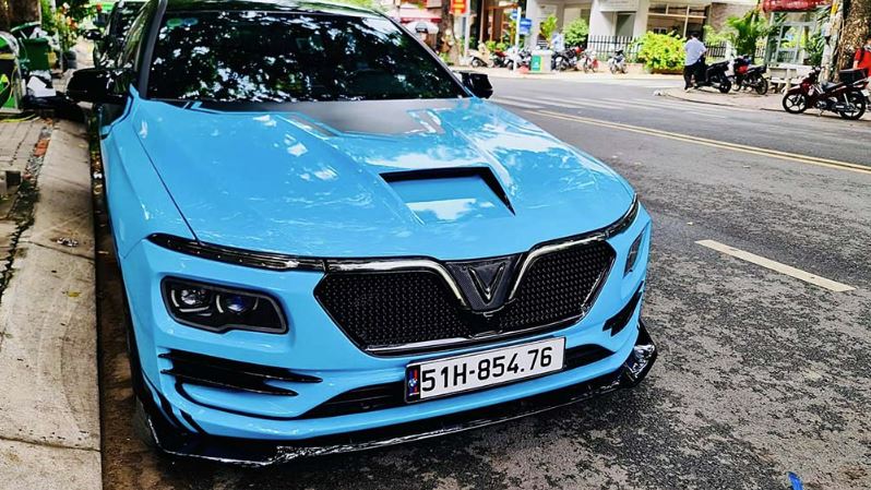 Thay đổi thiết kế và độ đèn VinFast Lux A2.0