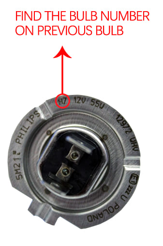 Thông số được ghi dưới chân đèn ô tô