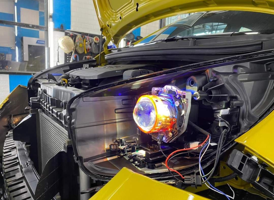 KIA Morning độ đèn AOZOOM