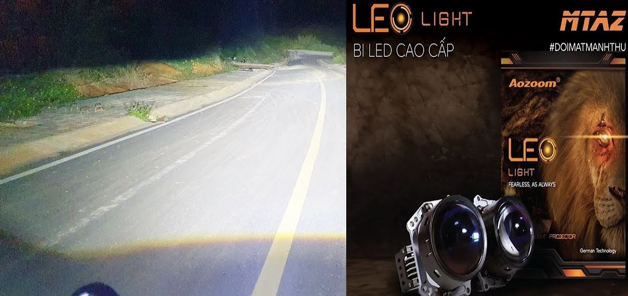 Độ đèn ô tô Leo Light